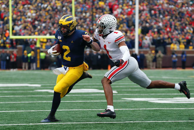 Michigan Wolverines football senior Shea Patterson was rated as the No. 1 quarterback in the country out of high school, while Ohio State sophomore Justin Fields was rated as the No. 2 signal caller (behind Clemson sophomore Trevor Lawrence).