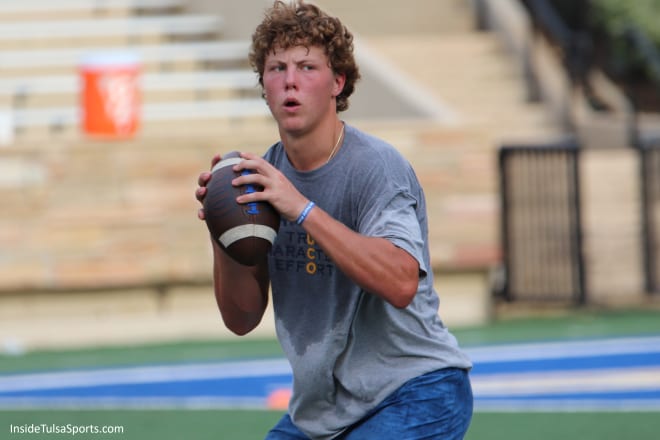 Grady Adamson was impressive during workouts at Kevin Wilson's July 27 football camp at the University of Tulsa.