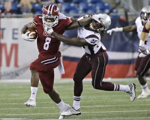 RB Marquis Young is UMass' best offensive player, but he is questionable for Saturday's game 