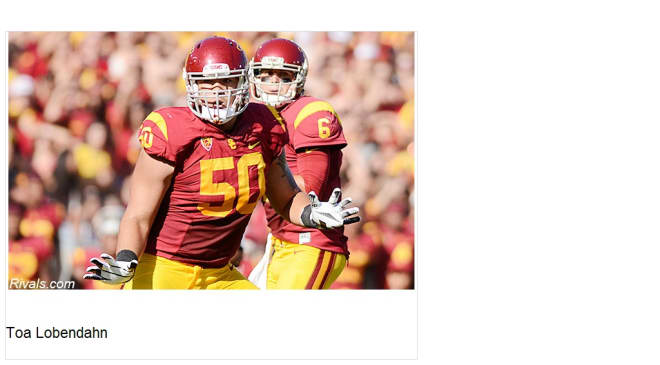 USC Football Fight On Men Of Troy Cardinal and Gold Rey Maualuga