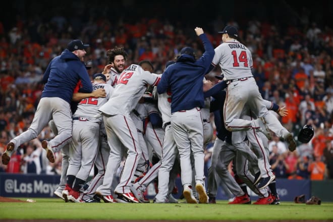 92 NLCS, Gm 7 PIT@ATL: Bream beats Bonds' throw 