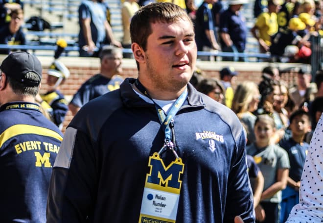 Four-star offensive guard Nolan Rumler will have a chance to work his way into the two deep as a freshman.