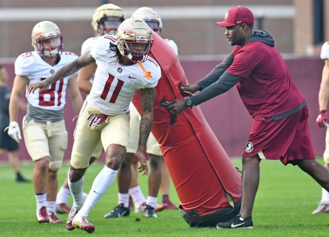 Wide receiver Warren Thompson finishes his FSU football career with 11 receptions.