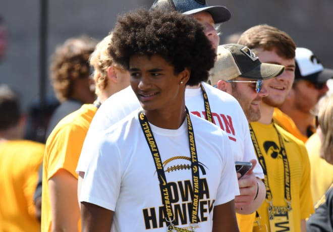 Marion wide receiver Alex Mota committed to the Iowa Hawkeyes this morning.