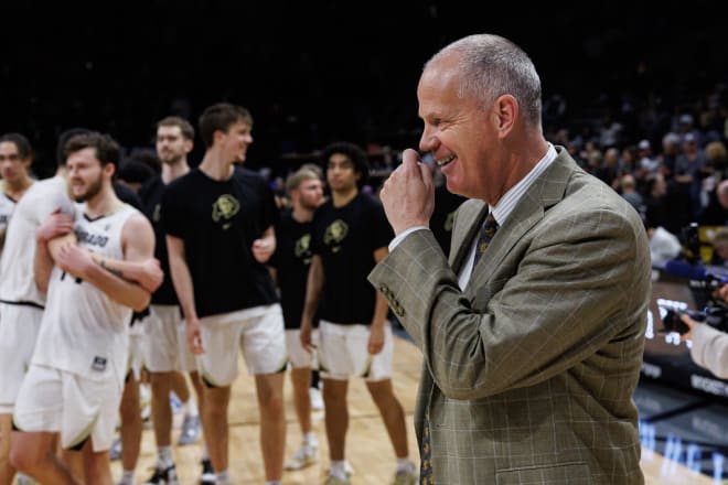 Colorado head coach Tad Boyle