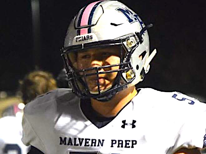 Malvern Prep offensive lineman Coltin Deery is currently focused on a small group of schools.