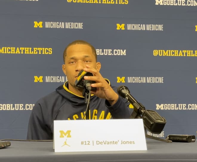 Michigan Wolverines basketball DeVante' Jones