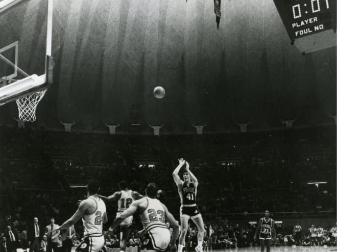 Jim Rowinski's game-winning, last-second bank shot at Illinois in 1983 might be the greatest single play by a walk-on. It finished Purdue's 18-0 run in the game's final 9:38 for one of the greatest comebacks in Big Ten history.  There's still time for Eifert, though. 