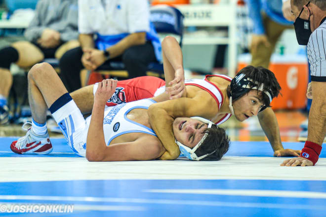 NC State Wolfpack wrestling 125-pounder Jakob Camacho