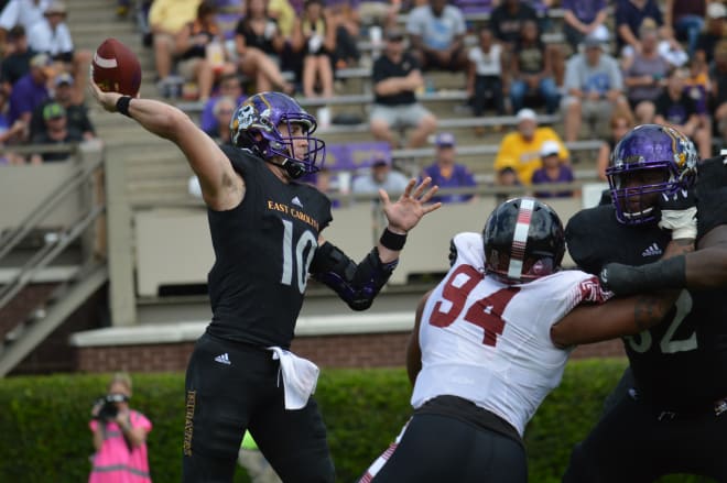 Thomas Sirk will take ECU into a hornet's nest when the Pirates matchup with the UCF Knights.