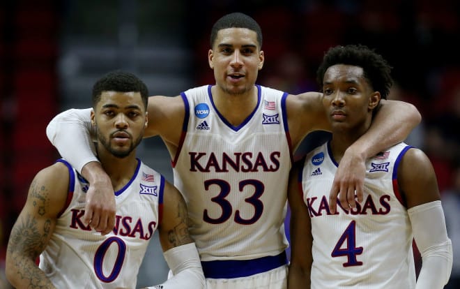 Kansas is among the basketball bluebloods that struggle mightily in football.