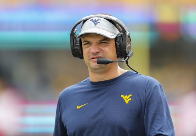 West Virginia head coach Neal Brown