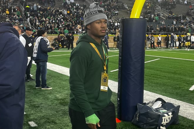 Notre Dame hosted 2025 running back target James Simon on an unofficial visit in October. Simon is also looking at programs including LSU and Texas. 