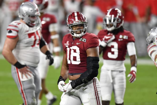 Alabama defensive lineman LaBryan Ray (18). Photo | Getty Images