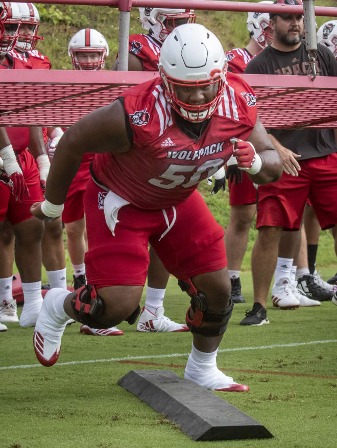 NC State offensive tackle Ikem Ekwonu has fine-tuned his game this summer