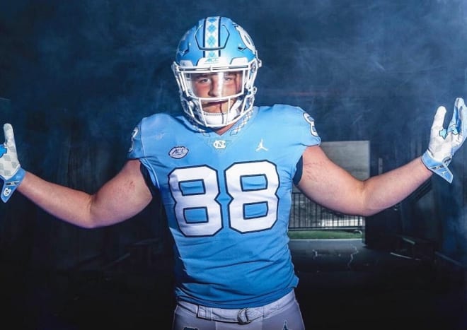 Pennsylvania defensive end Aaron Beatty commits to UNC after taking his official visit this weekend.