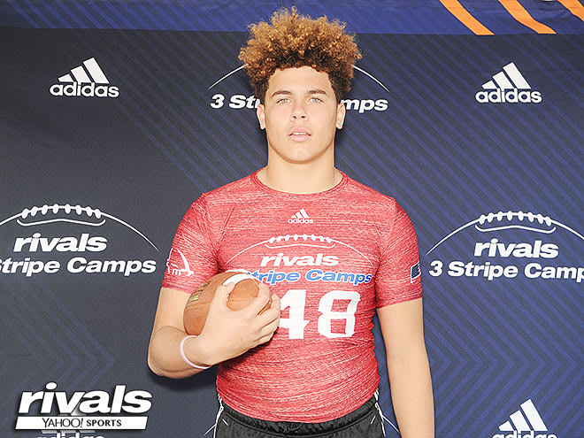 Laing poses at the Rivals Camp in Orlando