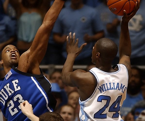 Marvin Williams' basket to beat Duke in 2005 may have set off the loudest eruption ever at the Dean Dome.