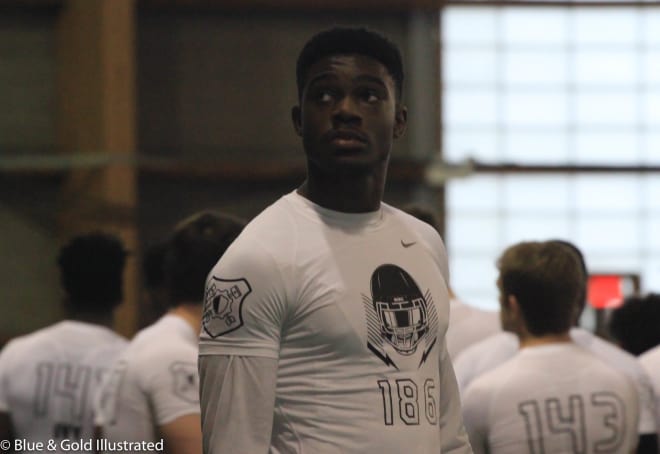 Micah Jones enjoyed his latest visit to Notre Dame before competing at The Opening Chicago regional.