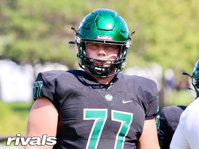 Three-star offensive lineman Chris Terek committed to Wisconsin on Wednesday. 