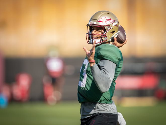 FSU QB Jordan Travis 'got a lot more comfortable' this spring