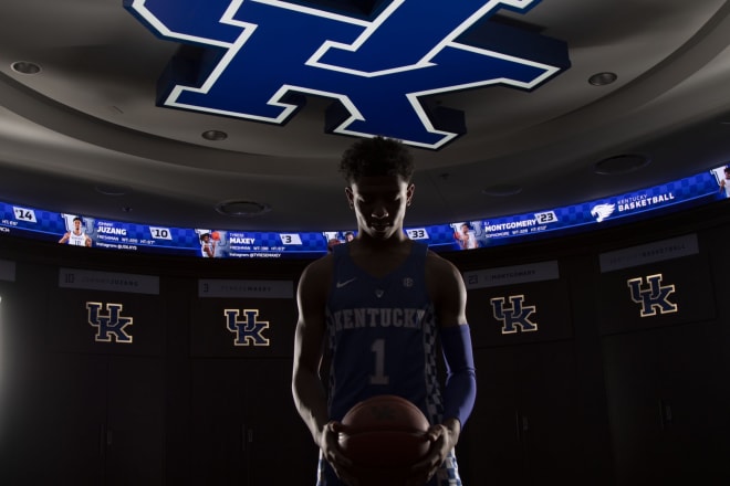 Kennedy Chandler visited Kentucky on Saturday 