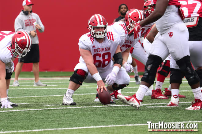 Hunter Littlejohn (68) is the second Hoosier to make a preseason award watch list this year.