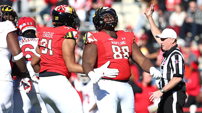 Maryland defensive lineman transfer Anthony "Tank" Booker Jr. committed to Arkansas on Wednesday. 