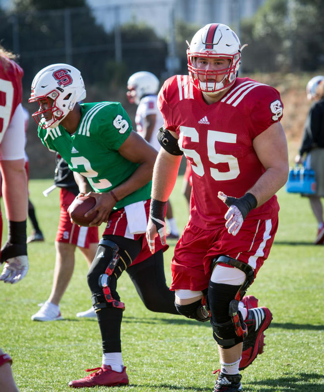 Bradbury is in the mix to replace Joe Scelfo as the Pack's starting center.