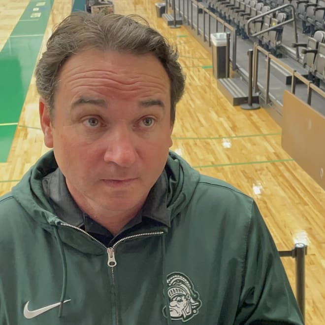 Jonathan Smith is in his first year as Michigan State's head coach.