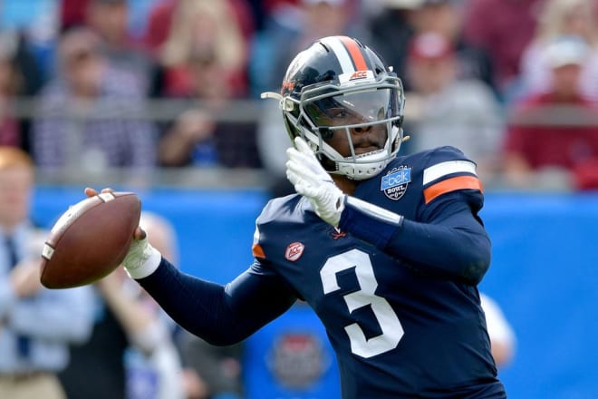 Bryce Perkins won 17 games and a Coastal Division title in his two years as UVa's quarterback.