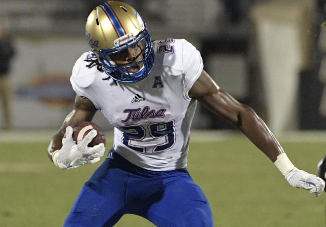 Senior wideout Justin Hobbs leads a fairly young receiving corps for Tulsa.