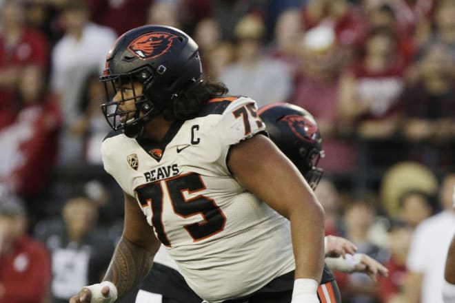 Where Oregon State Ot Taliese Fuaga Is Projected In Mock Drafts? -  Beaversedge