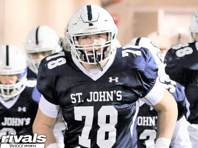 Four-star OL Zak Zinter visted Notre Dame earlier this month and will return in June 