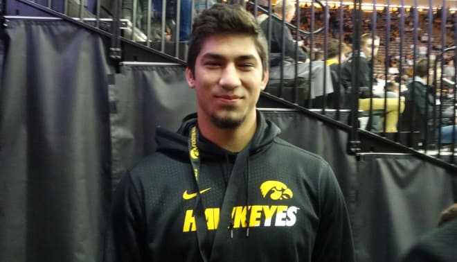 A.J. Epenesa gave his verbal commitment to the Iowa Hawkeyes today.