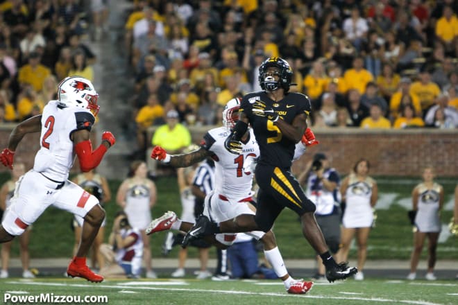 Jalen Knox is one of many Missouri receivers who has shown promise but lacked consistency.