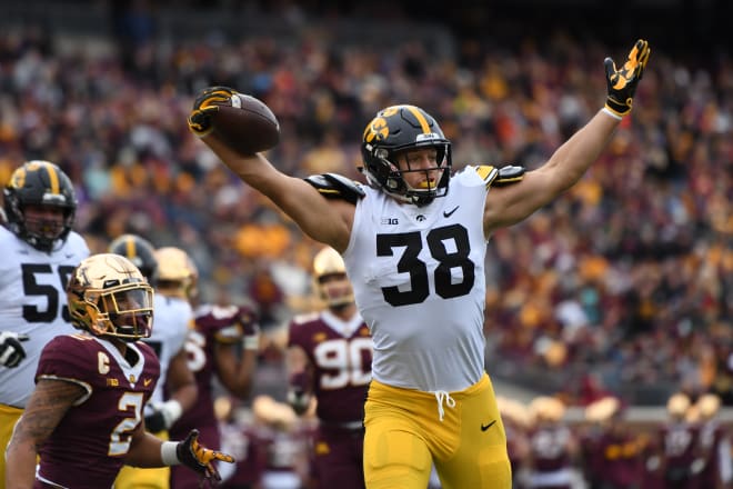 T.J. Hockenson should be the first Hawkeye off the board on Thursday night. 