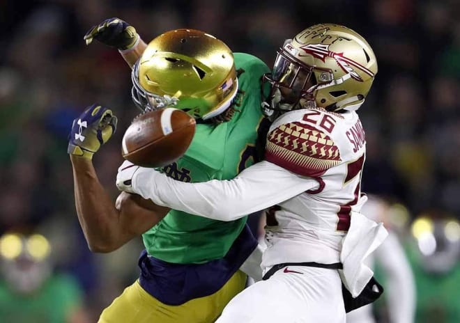 Asante Samuel Jr. and the FSU football team will be returning to South Bend to face Notre Dame this fall.