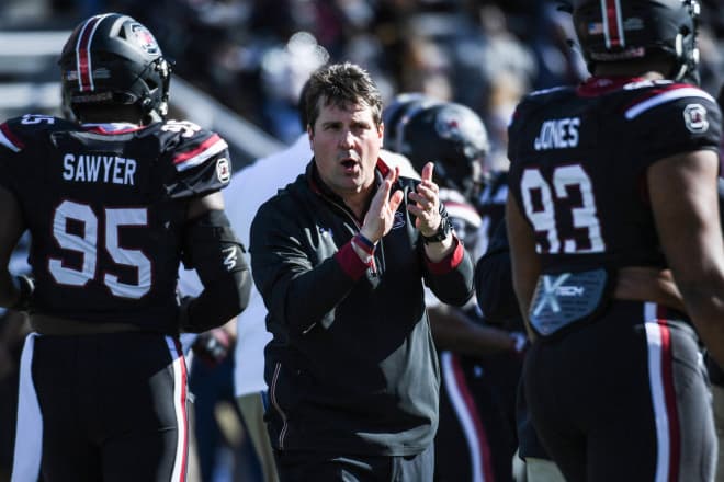 Will Muschamp led South Carolina to a bowl game in his first season. USA Today photo
