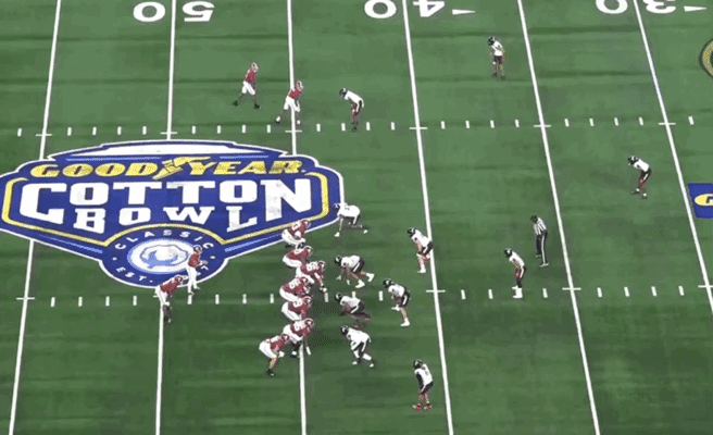 If 81 and 85 are in the game together, Alabama  is running or taking a deep shot off play-action.
