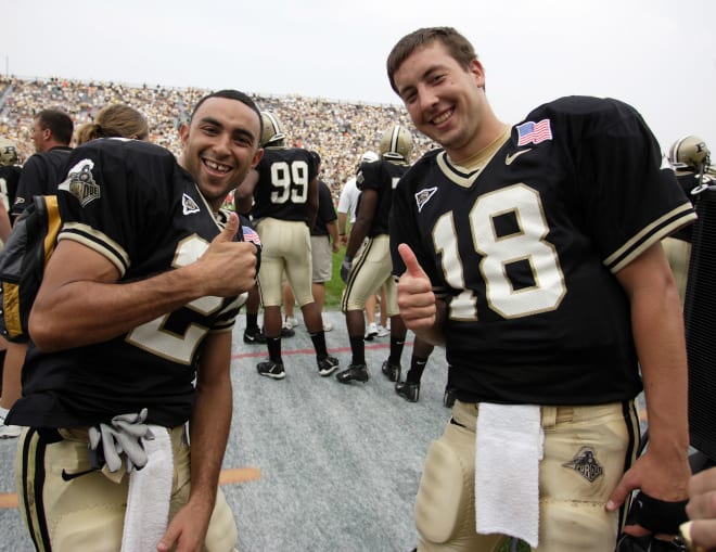 Taylor Stubblefield got a lot of help at Purdue from quarterback Kyle Orton.