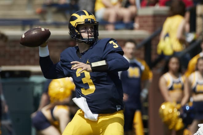 Wilton Speight is glad he'll be facing other teams' defenses this fall, and not Michigan's.