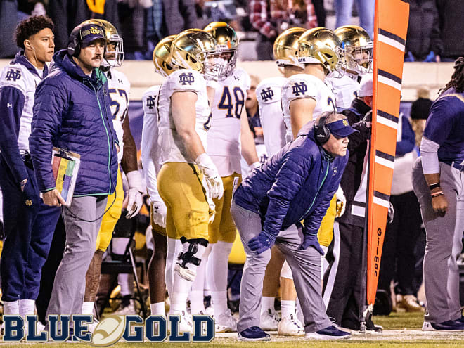 Notre Dame Fighting Irish football head coach Brian Kelly