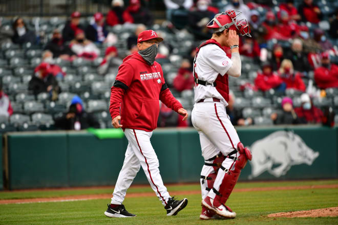 Arkansas will try to clinch its series vs. Southeast Missouri State on Saturday.