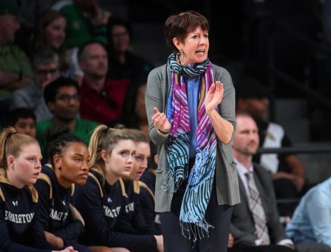 Muffet McGraw's Irish lost on the road for the second time in 11 days.