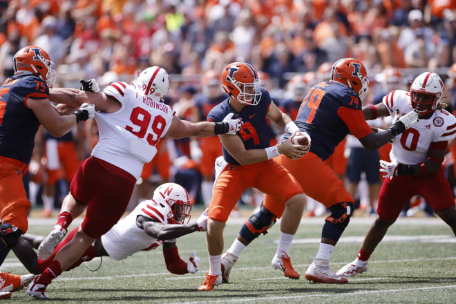 Nebraska defensive lineman Ty Robinson