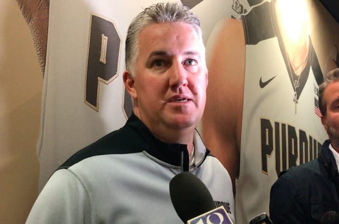 Matt Painter said he didn't watch the end of last year's Purdue NCAA Tournament loss to Virginia until Monday night.