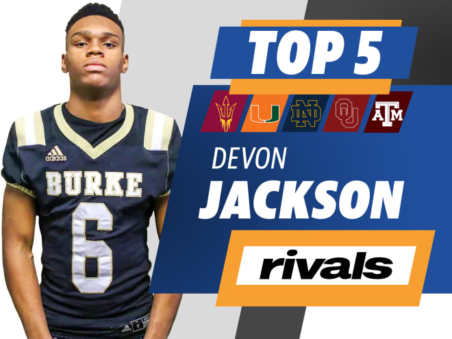 Four-star Devon Jackson has a Top 5