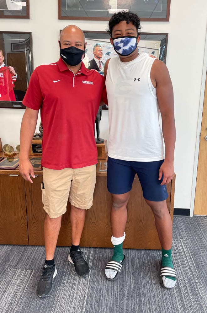 Jaden Platt excelled at Stanford's camp Wednesday and earned an offer. 