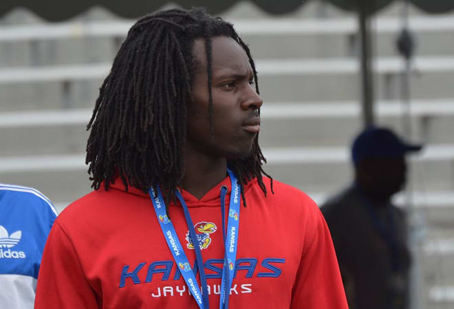Hunt committed to the Jayhawks after the spring game